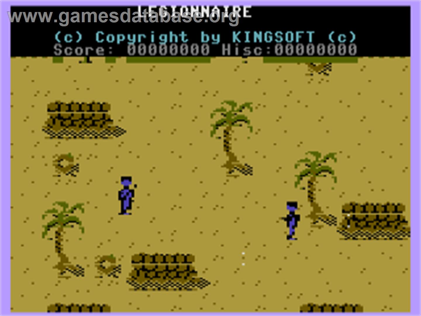 Legionnaire - Commodore Plus 4 - Artwork - Title Screen