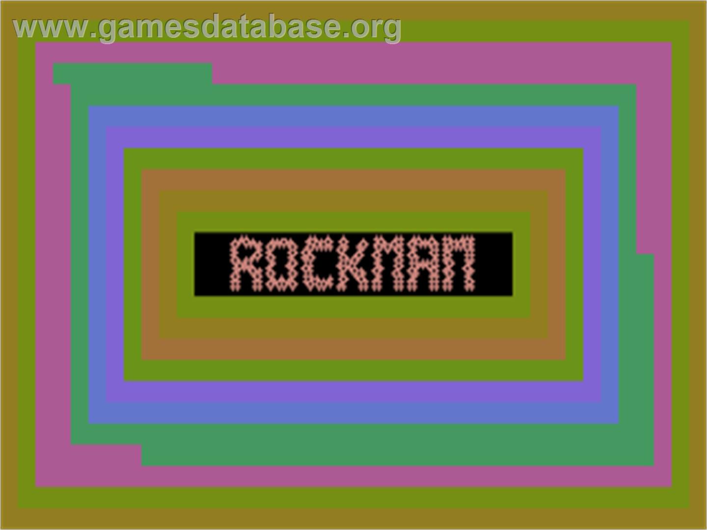Rockman - Commodore Plus 4 - Artwork - Title Screen