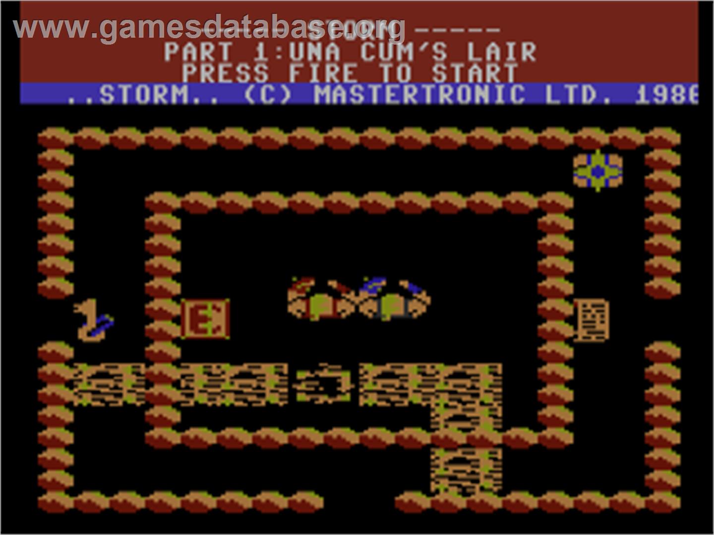 Storm - Commodore Plus 4 - Artwork - Title Screen