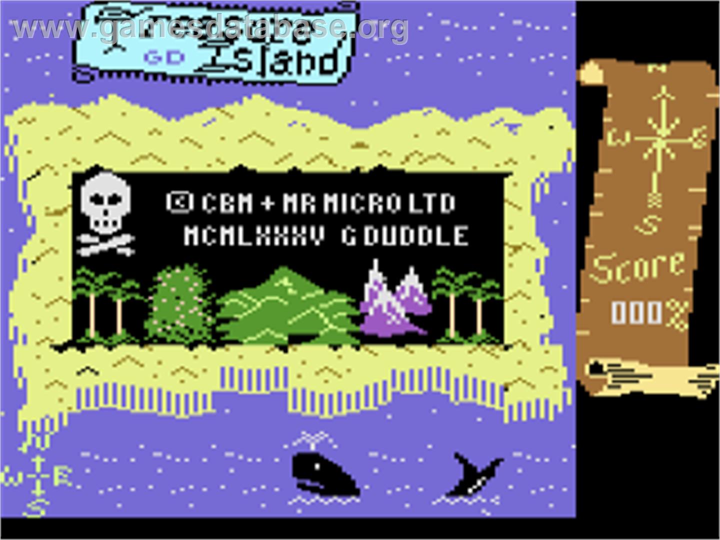 Treasure Island - Commodore Plus 4 - Artwork - Title Screen