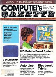Box cover for 3d Labyrinth on the Commodore VIC-20.