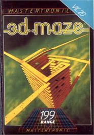 Box cover for 3d Maze on the Commodore VIC-20.