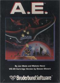 Box cover for A.e. on the Commodore VIC-20.