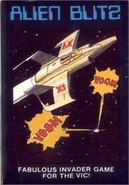 Box cover for Alien Blitz on the Commodore VIC-20.