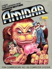 Box cover for Amidar on the Commodore VIC-20.