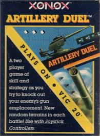Box cover for Artillery Duel on the Commodore VIC-20.