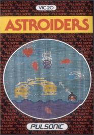 Box cover for Astroiders on the Commodore VIC-20.