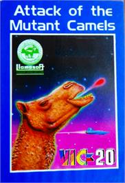 Box cover for Attack Of The Mutant Camels on the Commodore VIC-20.