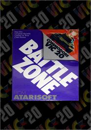 Box cover for Battle Zone on the Commodore VIC-20.