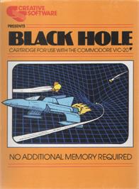 Box cover for Black Hole on the Commodore VIC-20.