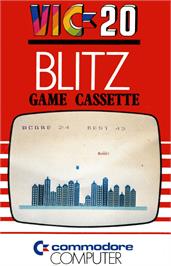 Box cover for Blitz on the Commodore VIC-20.