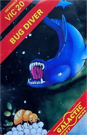 Box cover for Bug Diver on the Commodore VIC-20.