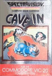 Box cover for Cave-in on the Commodore VIC-20.