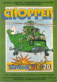Box cover for Chopper on the Commodore VIC-20.