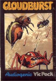 Box cover for Cloudburst on the Commodore VIC-20.