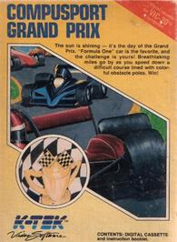 Box cover for Compusport Grand Prix on the Commodore VIC-20.