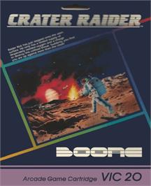 Box cover for Crater Raider on the Commodore VIC-20.