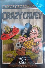 Box cover for Crazy Cavey on the Commodore VIC-20.