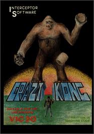 Box cover for Crazy Kong (Udo Gertz) on the Commodore VIC-20.