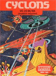 Box cover for Cyclons on the Commodore VIC-20.