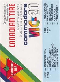Box cover for Dam Busters on the Commodore VIC-20.