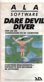 Box cover for Dare Devil Diver on the Commodore VIC-20.
