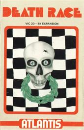 Box cover for Death Race on the Commodore VIC-20.