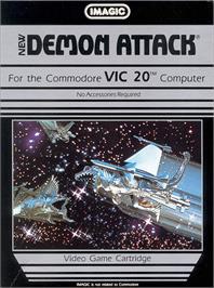 Box cover for Demon Attack on the Commodore VIC-20.