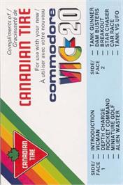 Box cover for Depth Charge on the Commodore VIC-20.