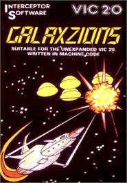Box cover for Galaxzions on the Commodore VIC-20.