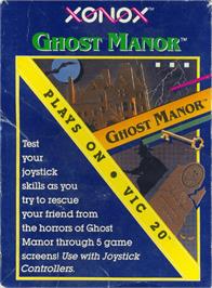 Box cover for Ghost Manor on the Commodore VIC-20.