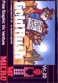 Box cover for Gold Rush on the Commodore VIC-20.