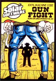 Box cover for Gun Fight on the Commodore VIC-20.