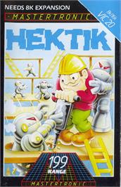 Box cover for Hektik on the Commodore VIC-20.