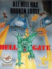 Box cover for Hellgate on the Commodore VIC-20.
