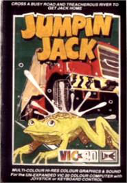 Box cover for Jumpin' Jack on the Commodore VIC-20.