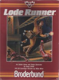 Box cover for Lode Runner on the Commodore VIC-20.