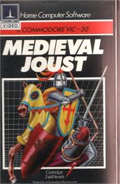 Box cover for Medieval Joust on the Commodore VIC-20.
