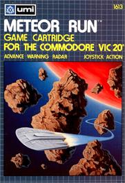 Box cover for Meteor Run on the Commodore VIC-20.