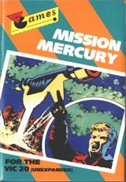 Box cover for Mission Mercury on the Commodore VIC-20.