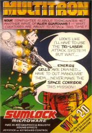 Box cover for Multitron on the Commodore VIC-20.