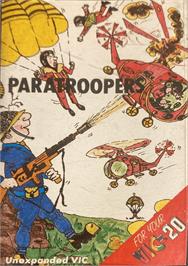 Box cover for Paratroopers on the Commodore VIC-20.