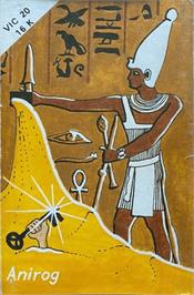 Box cover for Pharoah's Tomb on the Commodore VIC-20.