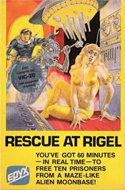 Box cover for Rescue At Rigel on the Commodore VIC-20.