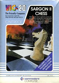 Box cover for Sargon 2 Chess on the Commodore VIC-20.