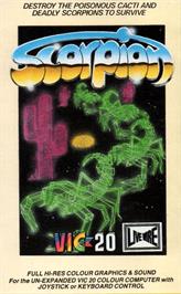 Box cover for Scorpion on the Commodore VIC-20.