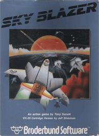 Box cover for Sky Blazer on the Commodore VIC-20.
