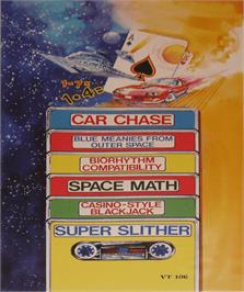 Box cover for Space Math on the Commodore VIC-20.