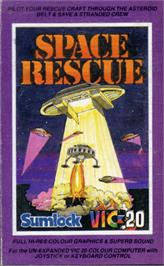 Box cover for Space Rescue on the Commodore VIC-20.