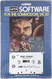 Box cover for Sub Chase on the Commodore VIC-20.